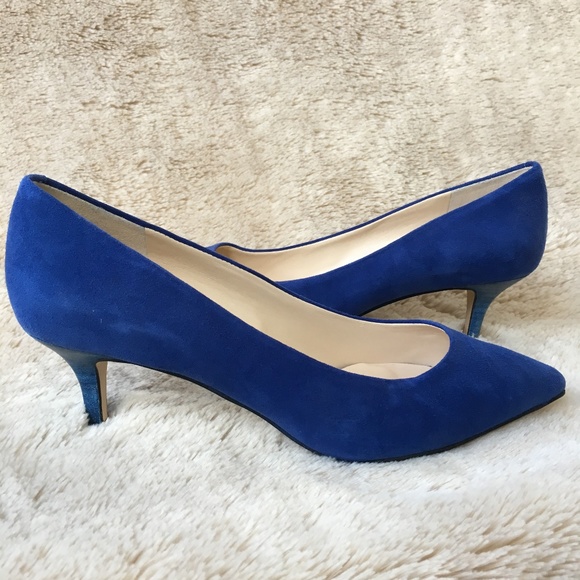 nine west royal blue pumps